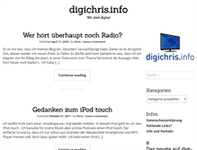 Tablet Screenshot of digichris.info